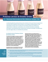 Proteínas Lácteas de Estados Unidos